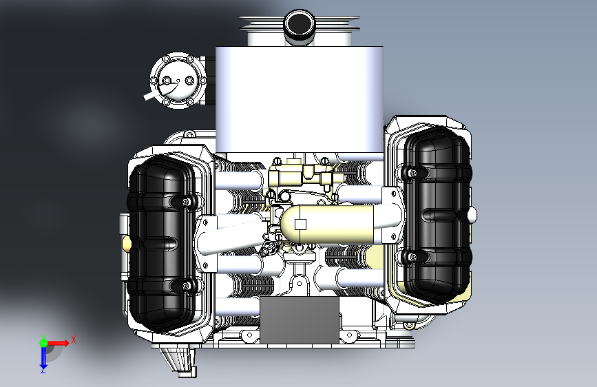 ZAZ 965发动机模型_SOLIDWORKS 2021_模型图纸下载 – 懒石网