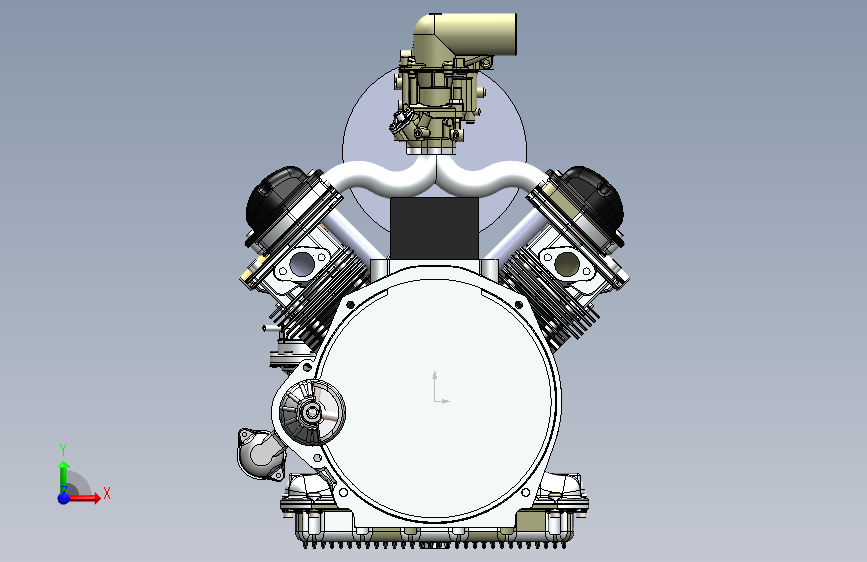 ZAZ 965发动机模型_SOLIDWORKS 2021_模型图纸下载 – 懒石网