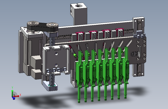 等分机构总装3D图纸 Solidworks设计