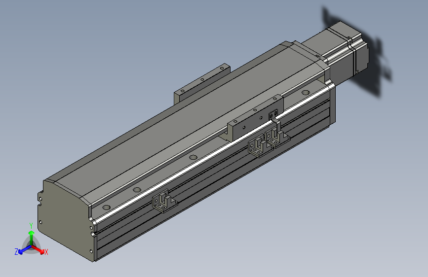 MT100BS-L200 线性模组 直线滑台模型.MT100BS.L10.200.BC.M20B.C4.3D