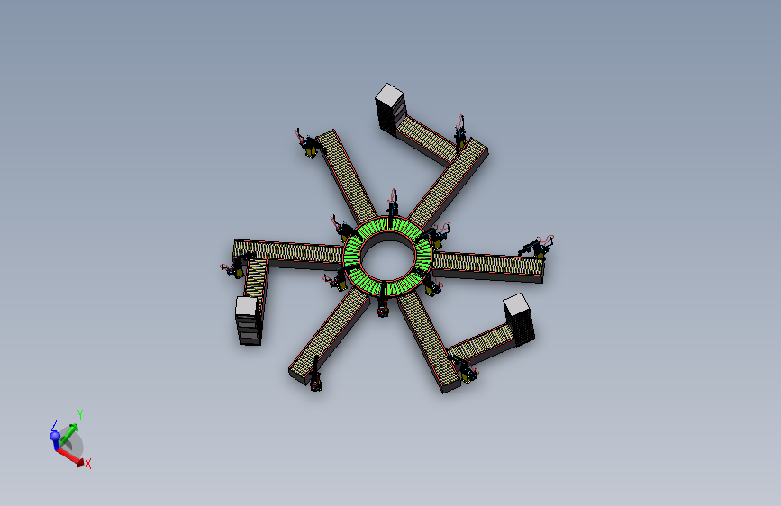 大件物品分拣生产线设计sw17可编辑