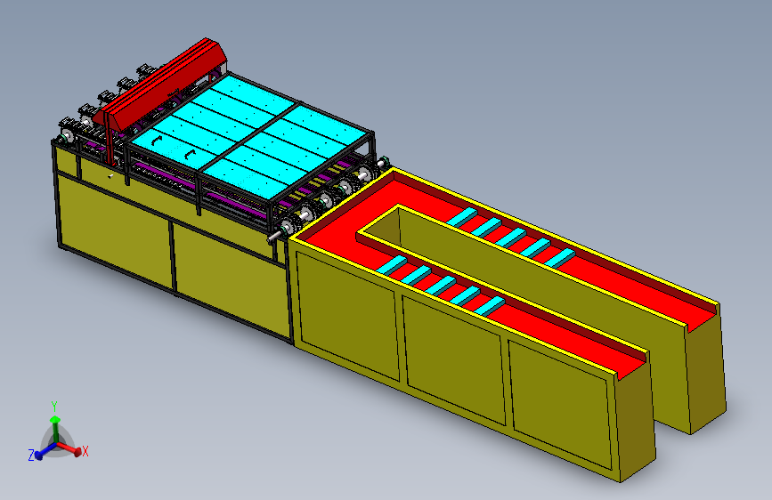 铰链式传送线sw17可编辑