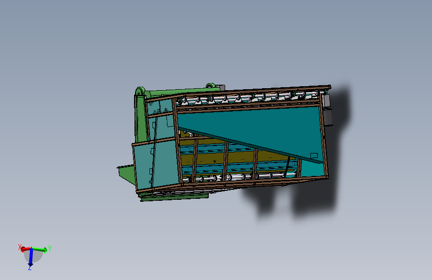 有机蔬菜自动打包码料生产线sw17可编辑