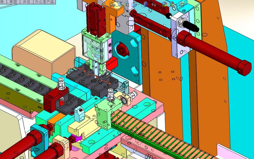 电源壳自动插动片设备非标组装机