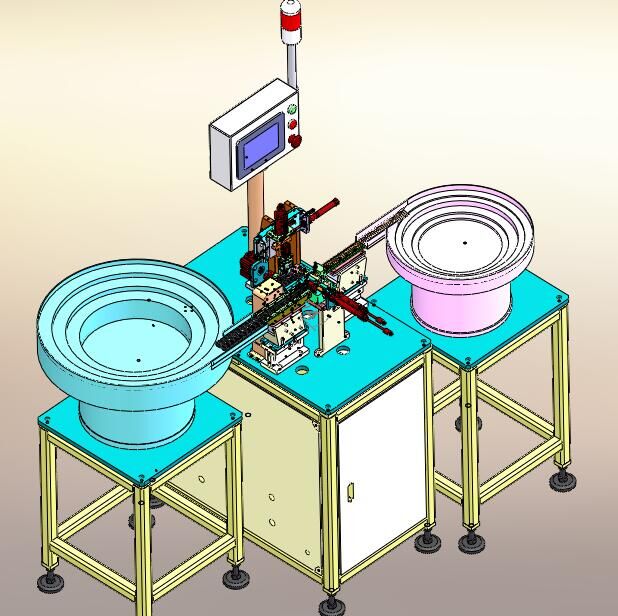 电源壳自动插动片设备非标组装机