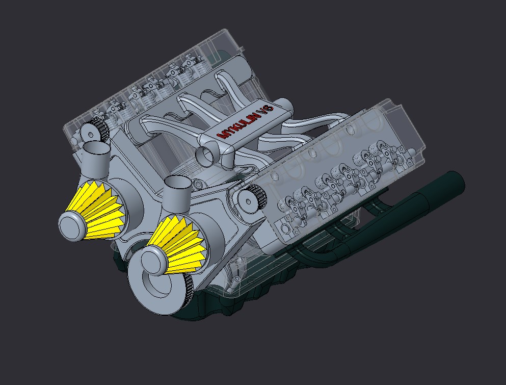 V6涡轮增压发动机