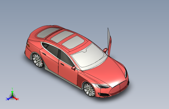 特斯拉Tesla model3超级电动跑车