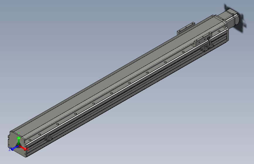 MT100BS-L900 线性模组 直线滑台模型.MT100BS.L10.900.BC.M20B.C4.3D