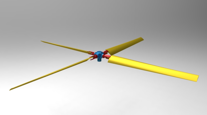 遥控直升机旋翼总成