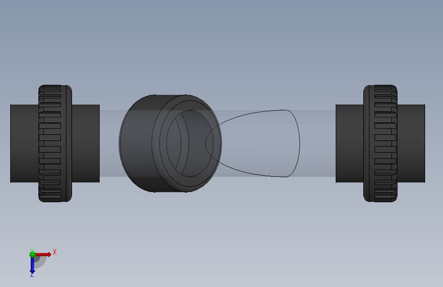 Y型过滤器-UPVC DN15-DN100_SOLIDWORKS 2017_模型图纸下载 – 懒石网