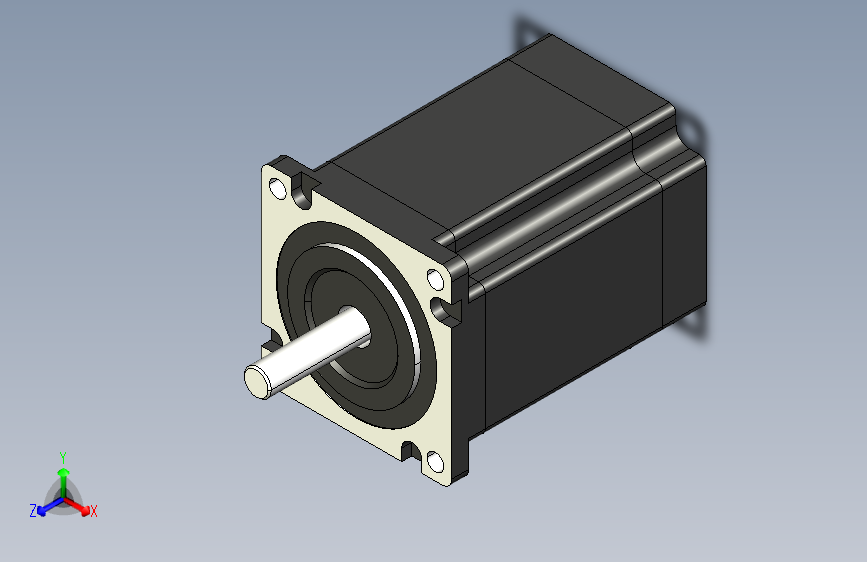 步进电机3D图57J1880-31