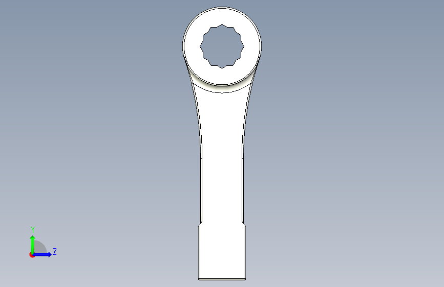 五金工具扳手系列 (23) 左侧视图