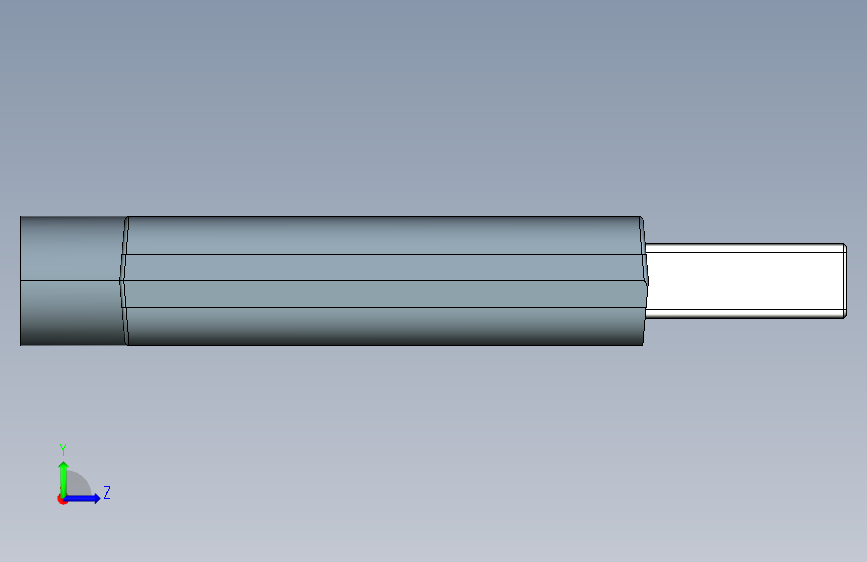 USB3防雷电缆 左侧视图