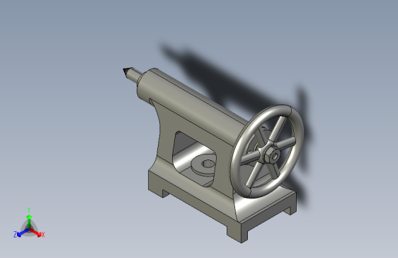 车床尾部行程总成