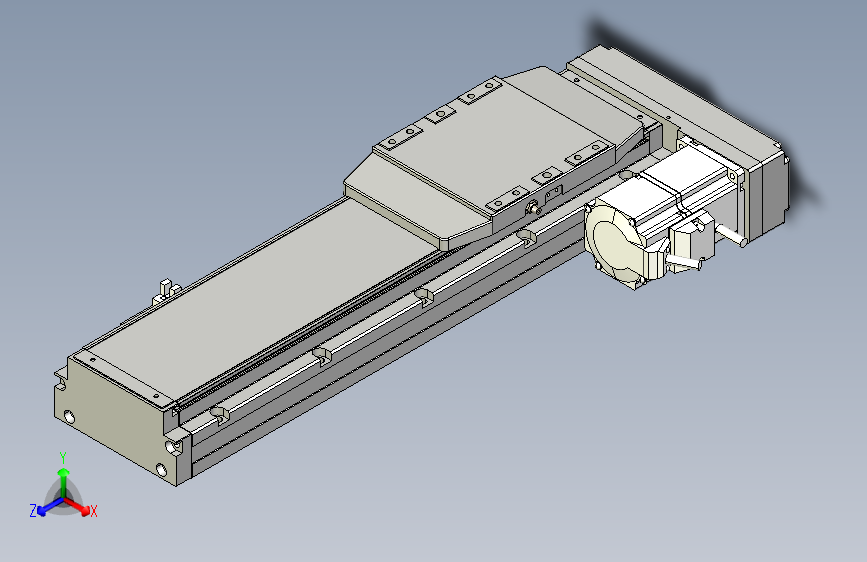 轨道内嵌式螺杆滑台KGH12-250-BR-400W-C4