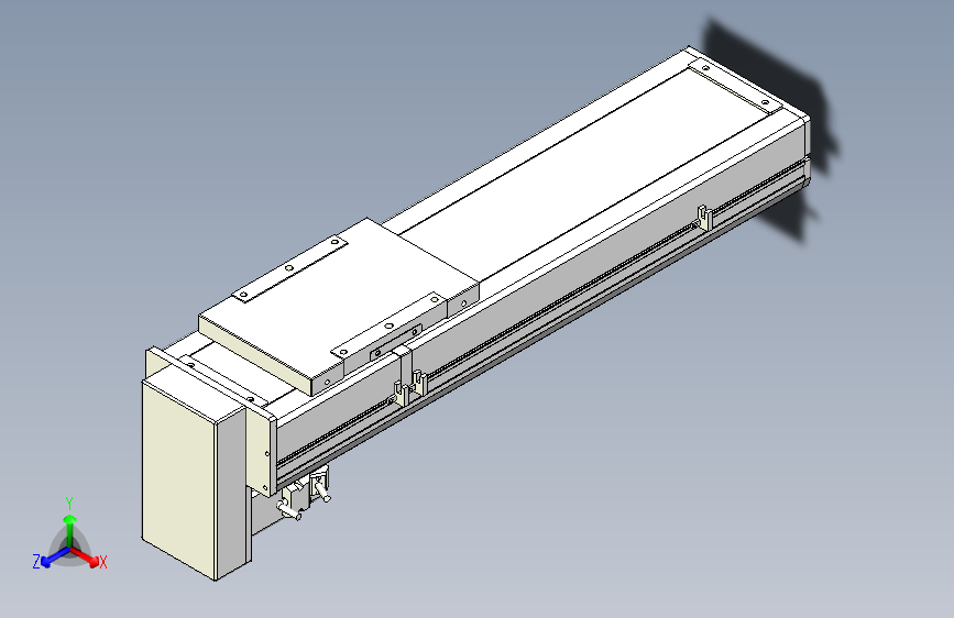 无尘螺杆滑台KCH17-BM（750W）KCH17-400-BM-750W-C4