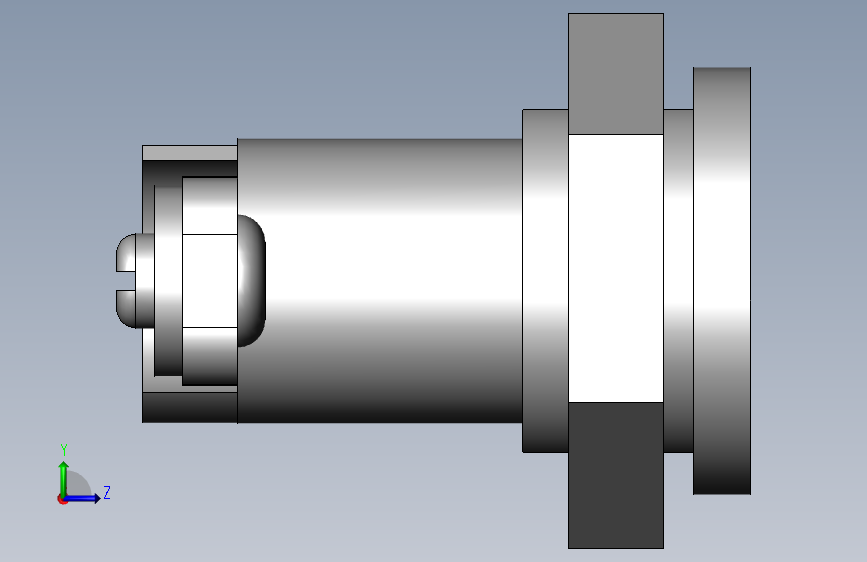 金属锁 左侧视图