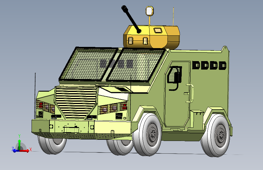 4X4Jun车简易模型