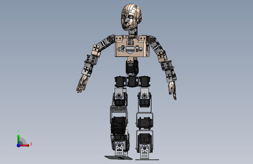 人形机器人结构