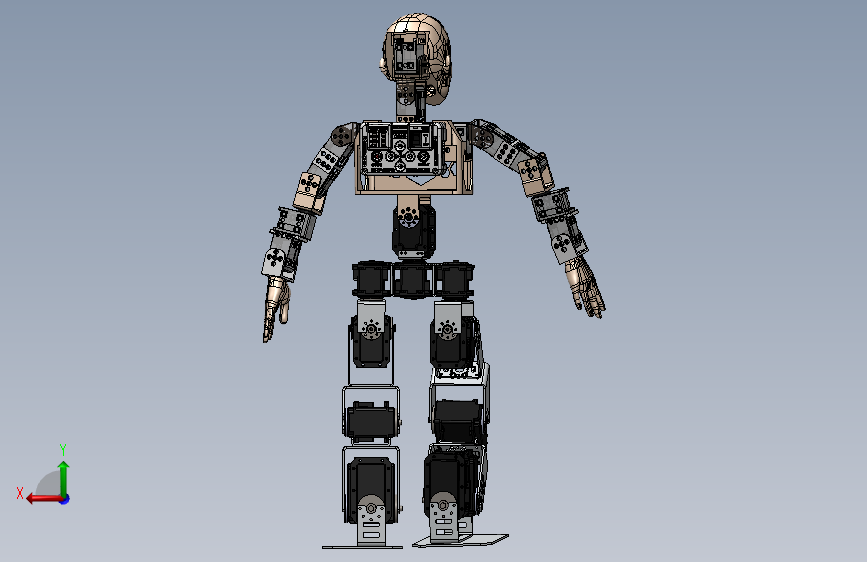 人形机器人结构