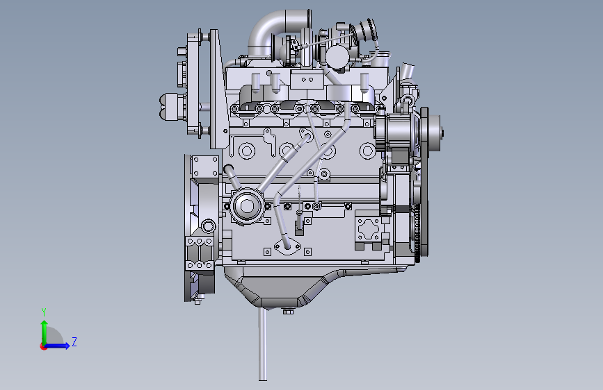Cummins qsb 3 3 engine 1 snapshot 10 solidworks 2021 