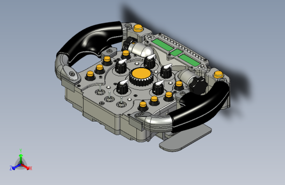 2011款一级方程式赛车方向盘完整模块包含利奥博德纳尔Sli-F1显示模块