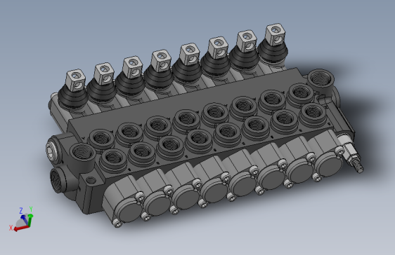 P40-2至P40-8单体液压阀