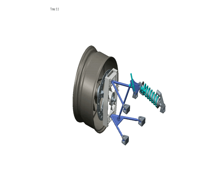 汽车悬架_PROE_模型图纸下载 懒石网