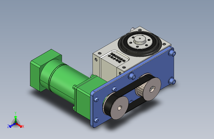 ER-RU70DF英锐凸轮分割器全套3D图档，ER-RU70DF英锐凸轮分割器全套3D图档