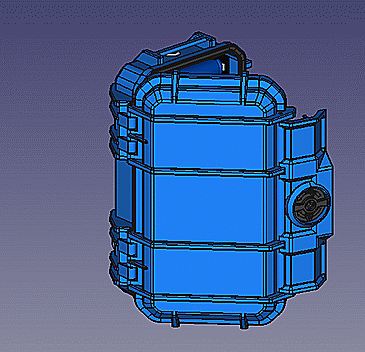 Seahorse 56 微型保护套 - 带锁扣的干燥盒