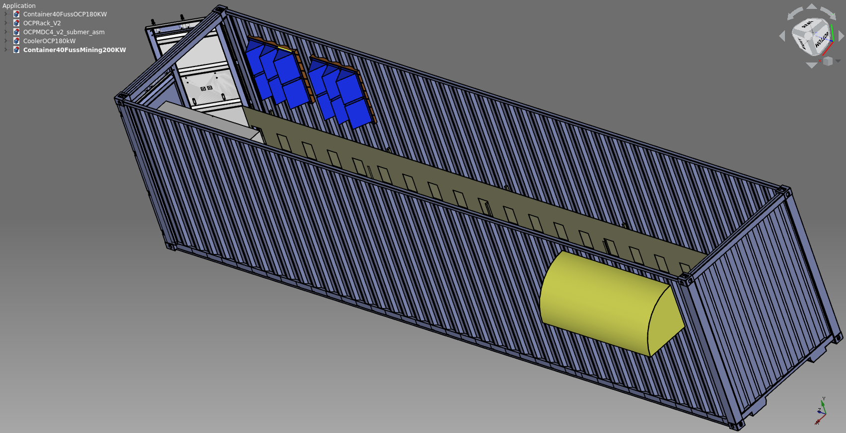 采矿数据中心 200 kW