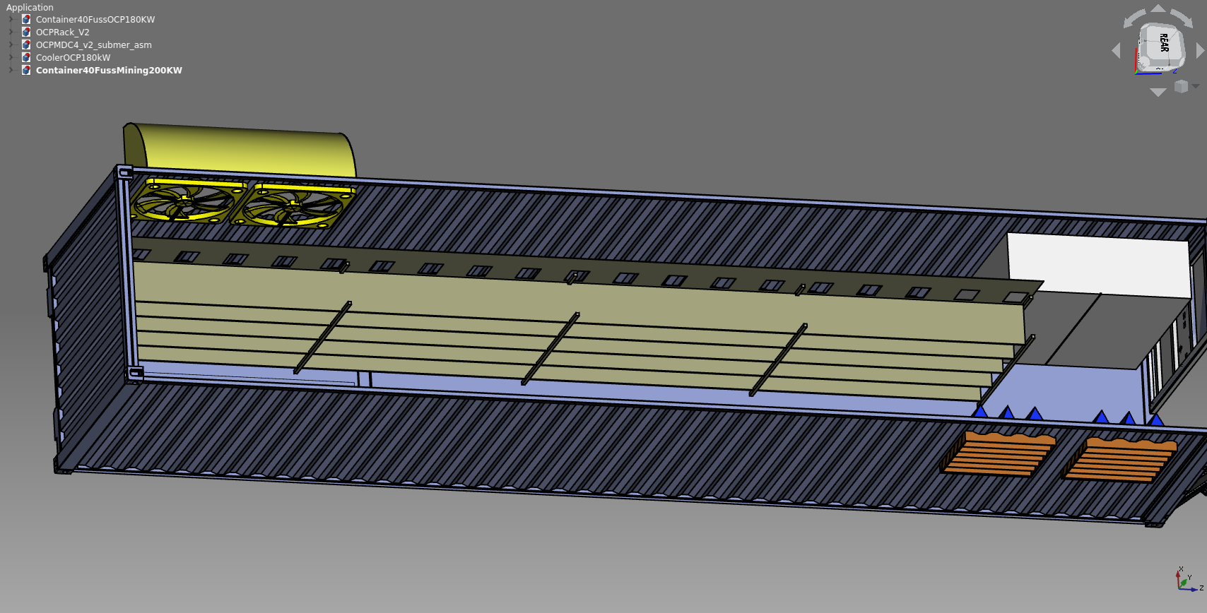 采矿数据中心 200 kW