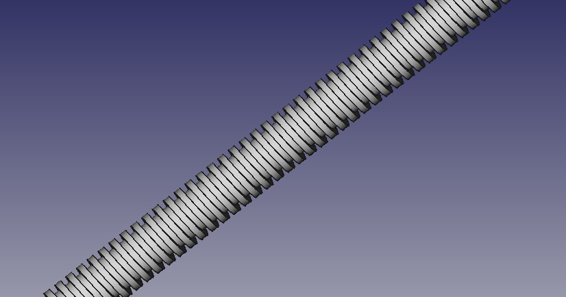 导螺杆 500x8mm-2mm