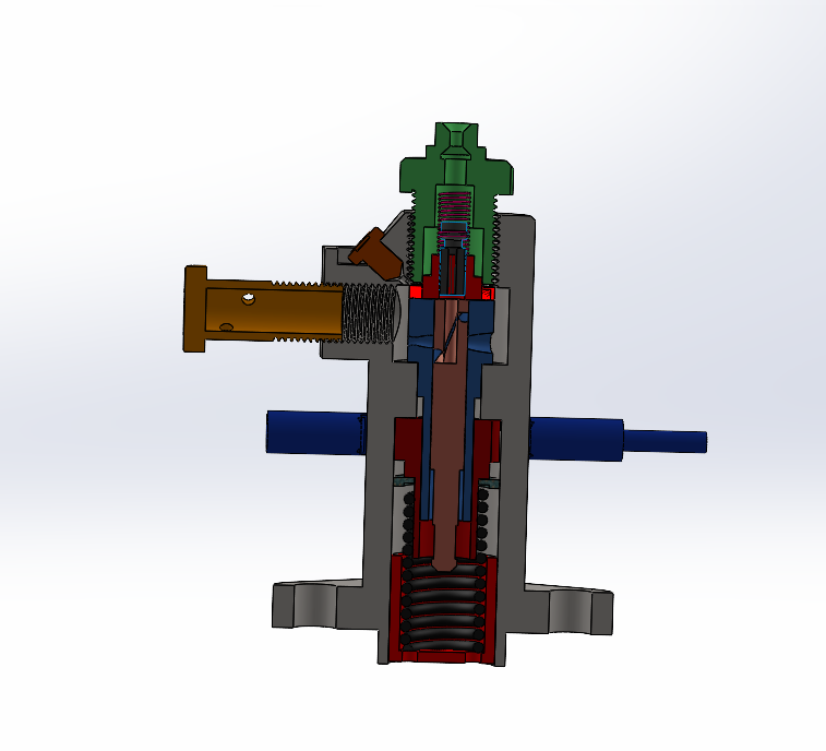 柴油燃料泵结构