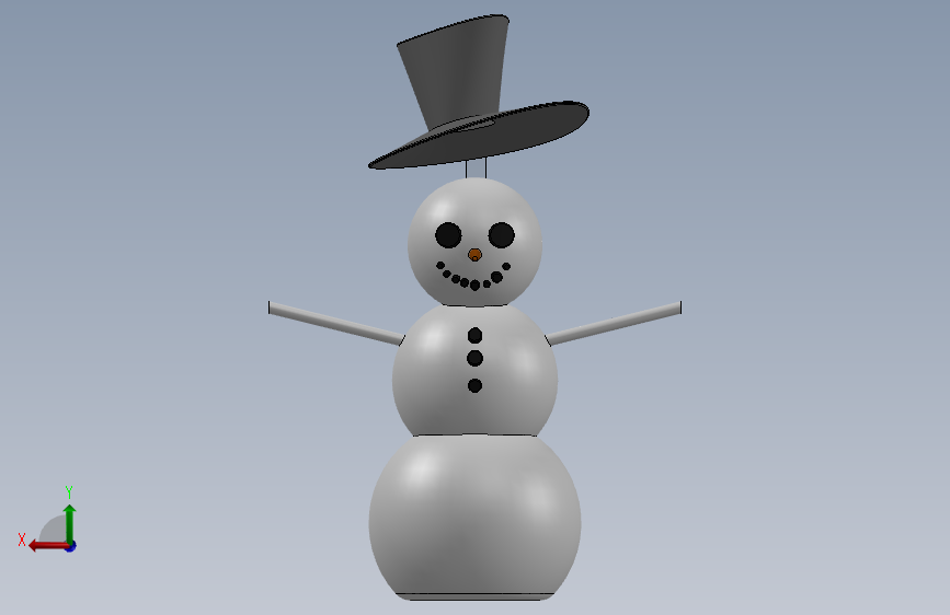 雪人_SOLIDWORKS 2020_模型图纸下载 – 懒石网
