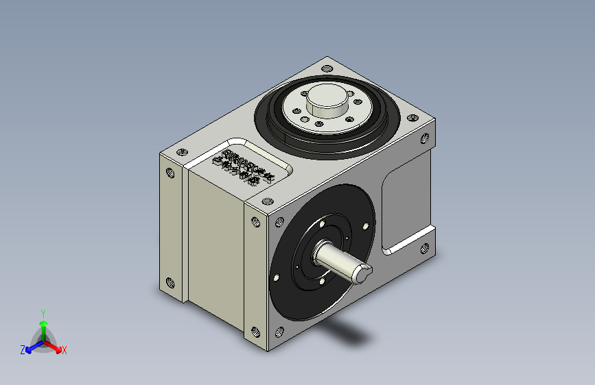 ER-RU60DF英锐凸轮分割器3D壳体和法兰面加销孔标准图纸(电话15062628977)AA