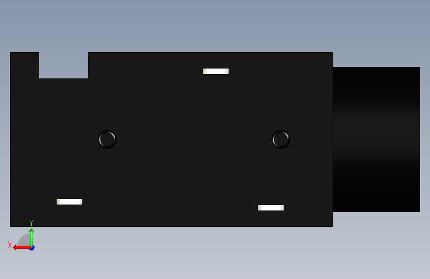 PJ-320 DIP 插孔 3.5mm 3 针连接器 背面视图