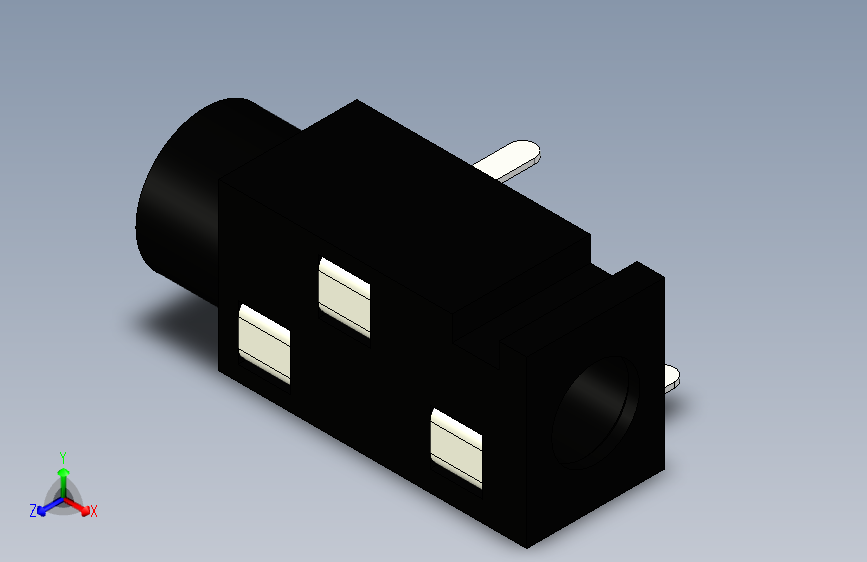 PJ-320 DIP 插孔 3.5mm 3 针连接器