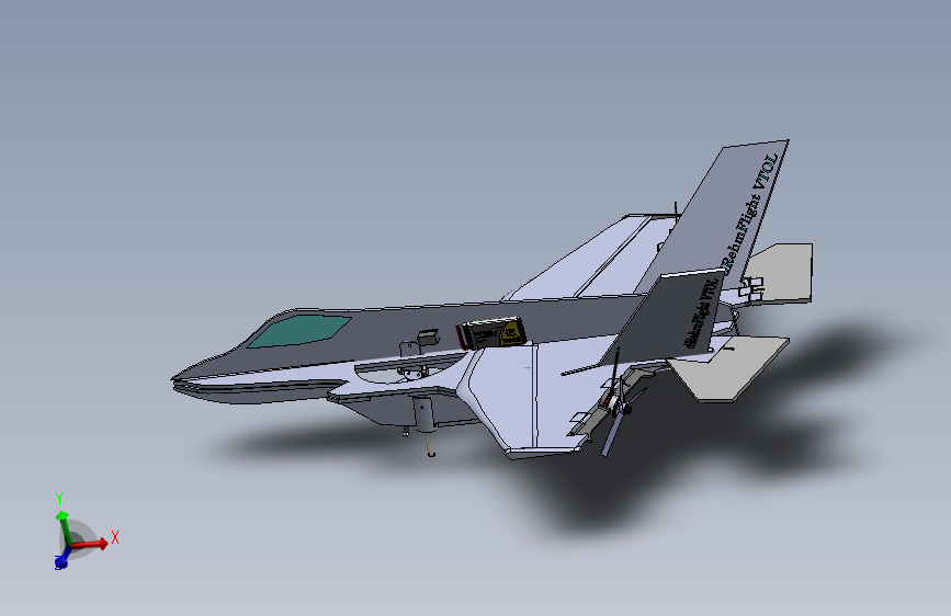 F-35垂直起落喷气式飞机小型遥控飞机高级模型