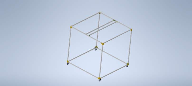 移动40x40 (mm)铝型材挤出立方框架