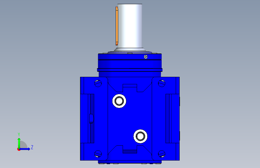 减速器STM RX O 804 b4.06 左侧视图