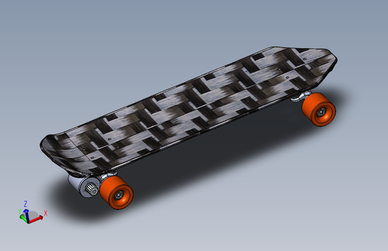 电动溜冰鞋电动滑板车采用复合材料超轻