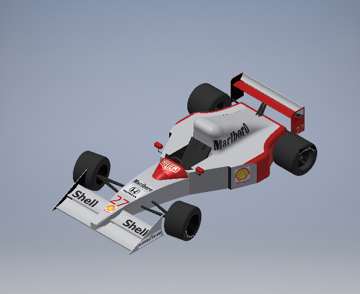 F1赛车克拉伦_Inventor_模型图纸下载 – 懒石网