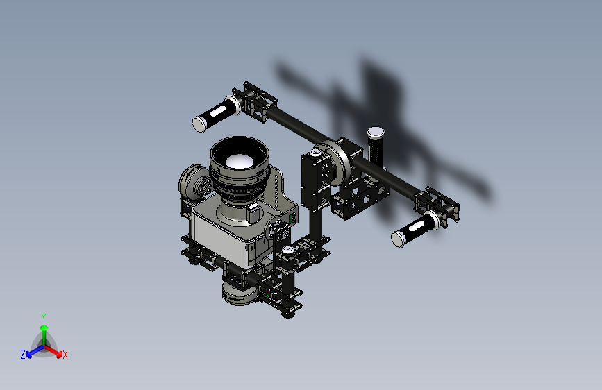 3轴手持拍摄云台稳定器完整模型GIMBAL