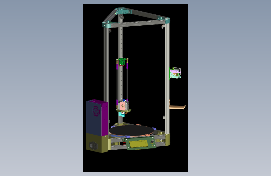 Anycubic Kossel3d打印机超精细模型