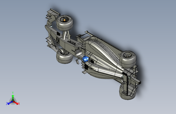 F1赛车带驾驶员精美模型