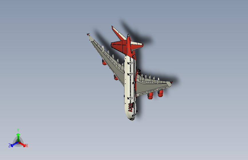 Airbus A380-800空客干线超大喷漆式客机