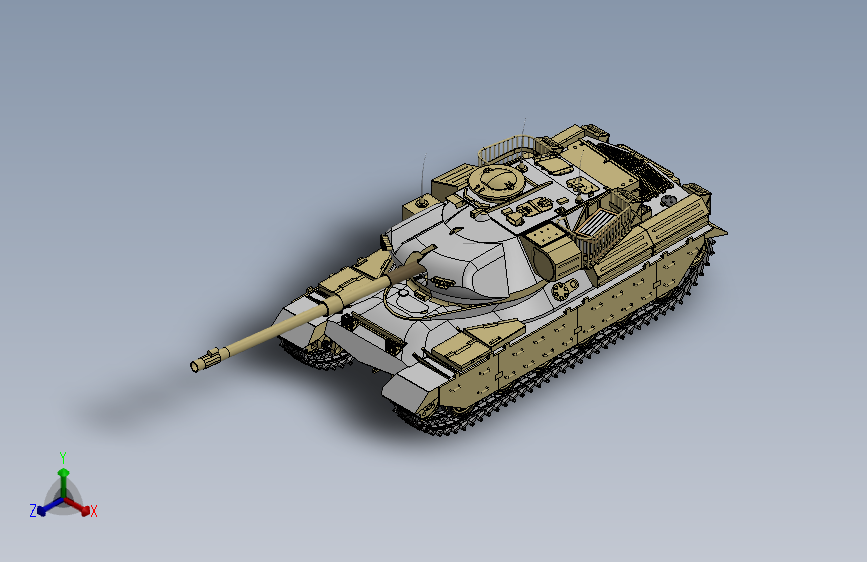 Chieftain MK5 坦克车