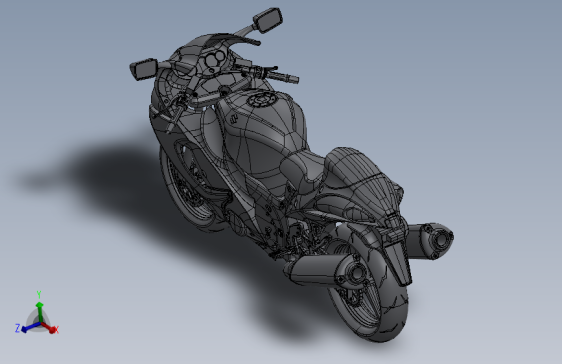 Suzuki铃木GSX1300R公路竞赛摩托车