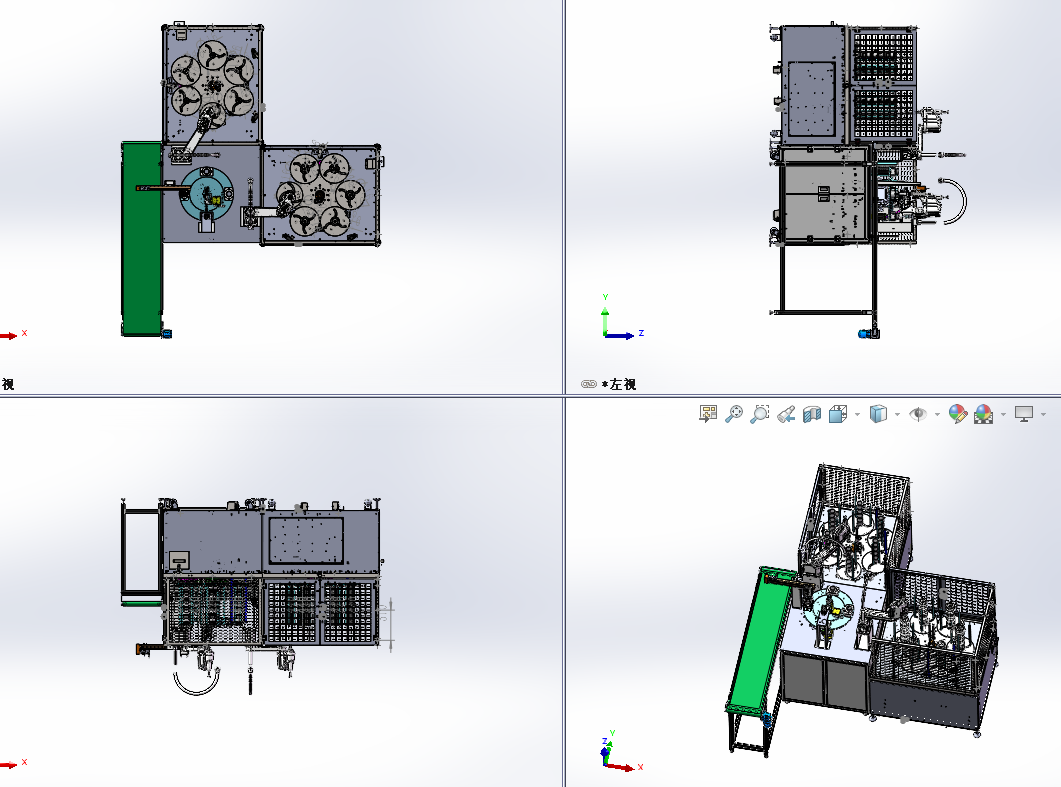 加油口自动上料焊接线